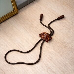 Korean Talchum Barrel Bolo Tie